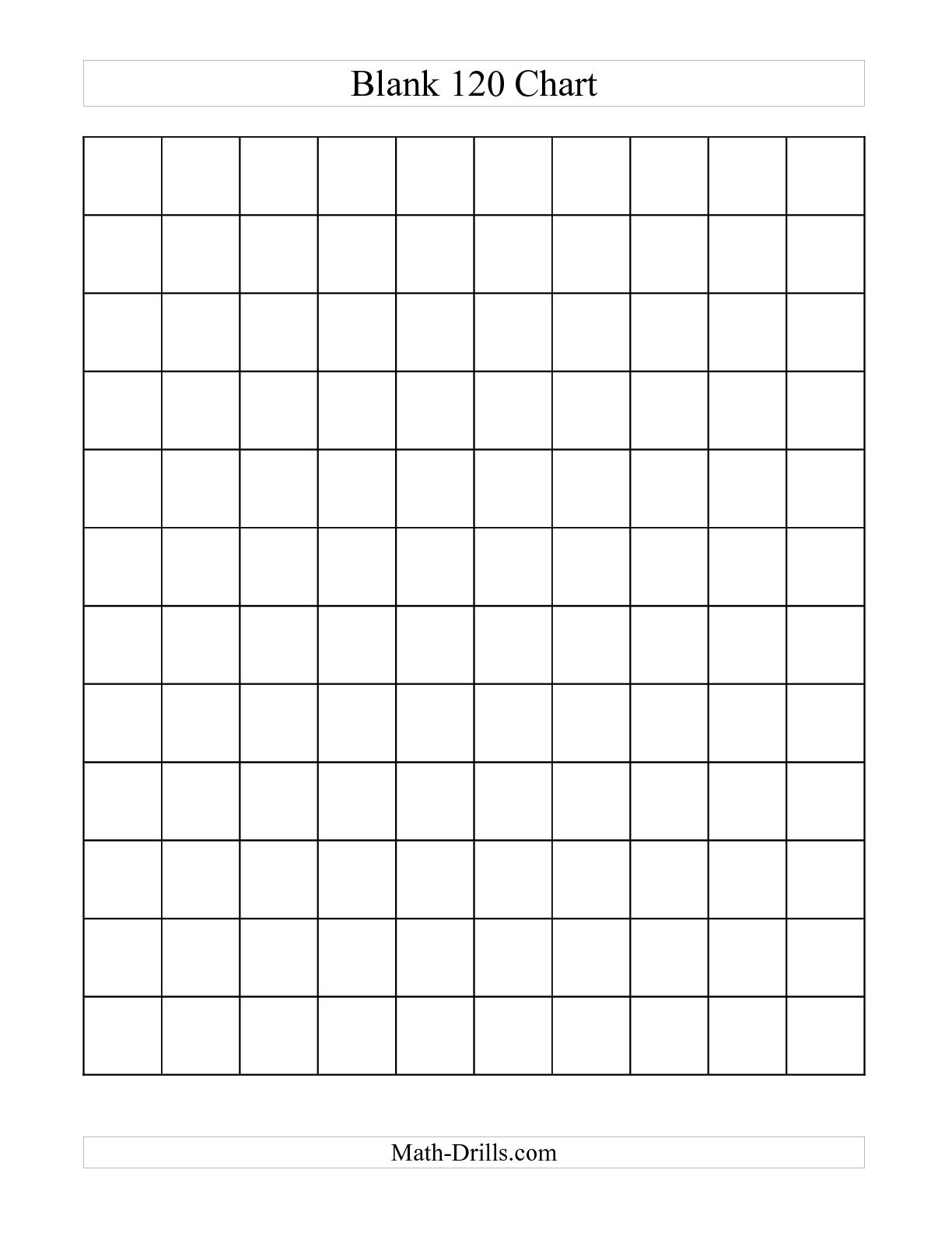 Math : Blank Hundreds Chart Blank Hundreds Chart Grid. Blank - Free Printable Hundreds Chart