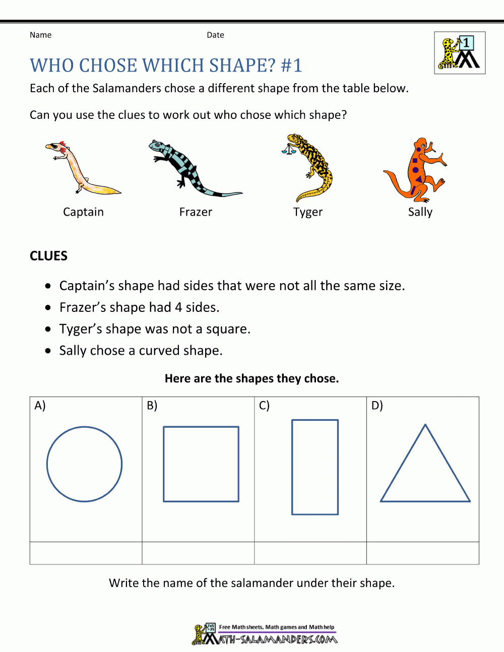 Math Logic Problems - Free Printable Critical Thinking Puzzles