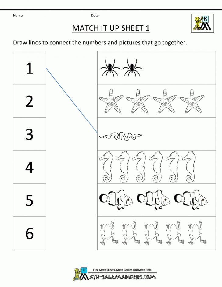 Free Printable Sheets For Kindergarten
