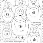 Matryoshka Doll" Printable For "around The World" Culture Study   Free Printable Paper Dolls From Around The World