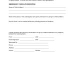 Medical Consent Letter For Grandparents   Tutlin.psstech.co   Free Printable Child Medical Consent Form