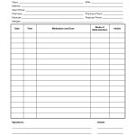 Medication Administration Record Form | Organization | Medication   Free Printable Medicine Daily Chart