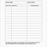 Medication List Template Free Download Fabulous Blank Medication   Free Printable Medication List