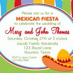 Mexican Fiesta Invitation Printable Or Printed With Free | Etsy   Free Printable Fiesta Invitations