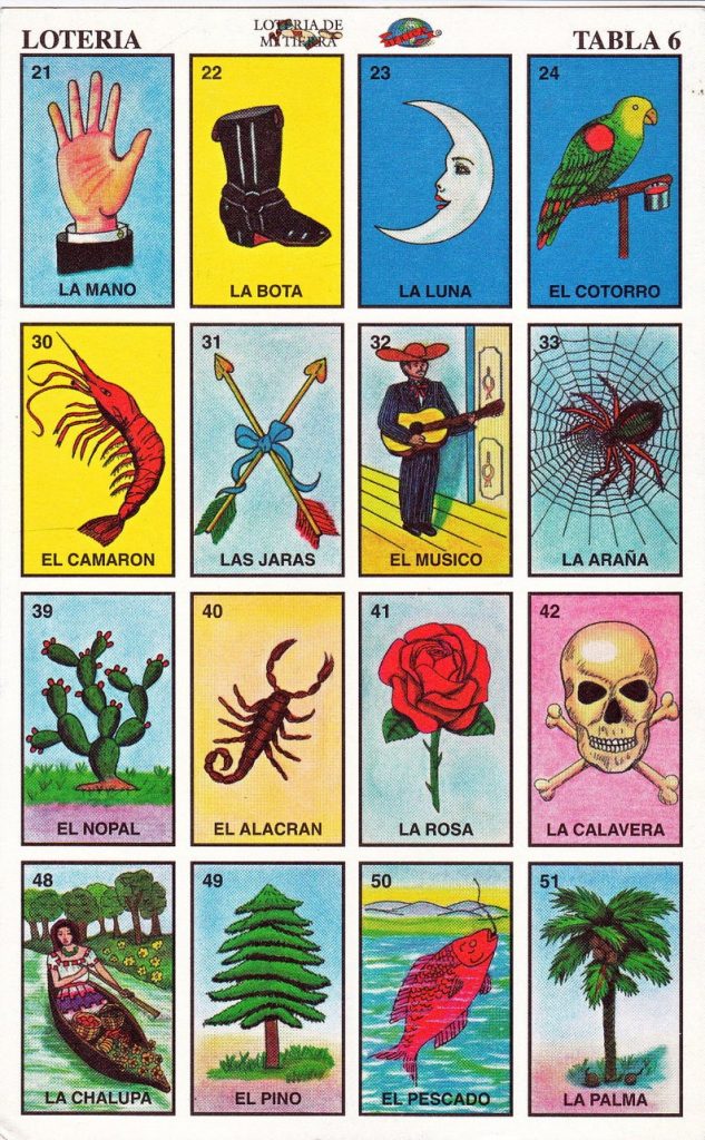 Loteria Cards Printable Printable Blank World