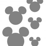 Mickey Mouse Template | Disney Family   Free Printable Mickey Mouse Head