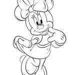 Minnie Mouse Coloring Page | Free Printable Coloring Pages   Free Printable Minnie Mouse Coloring Pages