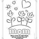 Mom Coloring Page | Sunday School | Mothers Day Coloring Pages   Free Printable Mothers Day Cards To Color