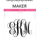 Monogram Maker   Make Your Own Monograms Using Our Free Online Maker   Monogram Maker Online Free Printable