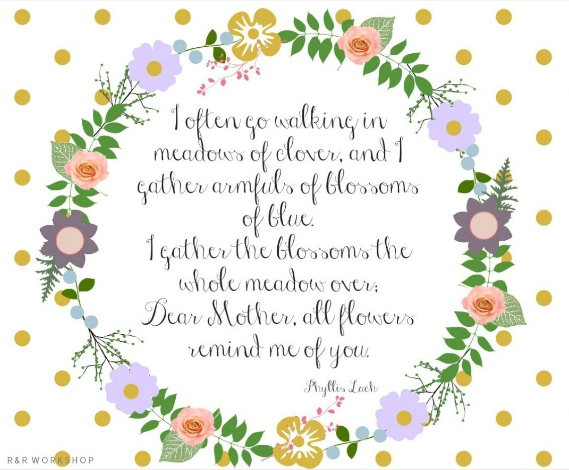 Handprint Mother s Day Poem Printable Glued To My Crafts Free 