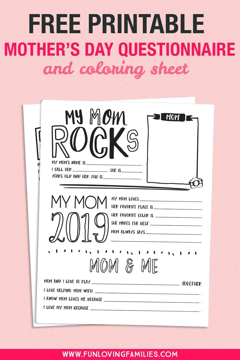 Mother&amp;#039;s Day Questionnaire Printable | Handprint Crafts | Mothers - Free Printable Mother&amp;amp;#039;s Day Questionnaire