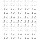 Multiplication Facts Worksheets | Multiplication Facts To 144 No   Free Printable Multiplication Fact Sheets