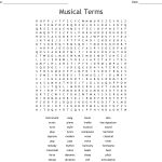 Musical Terms Word Search   Wordmint   Free Printable Music Word Searches