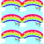 My Little Pony Rainbow Dash Birthday Party Printables | My Little   Free Printable My Little Pony Thank You Cards