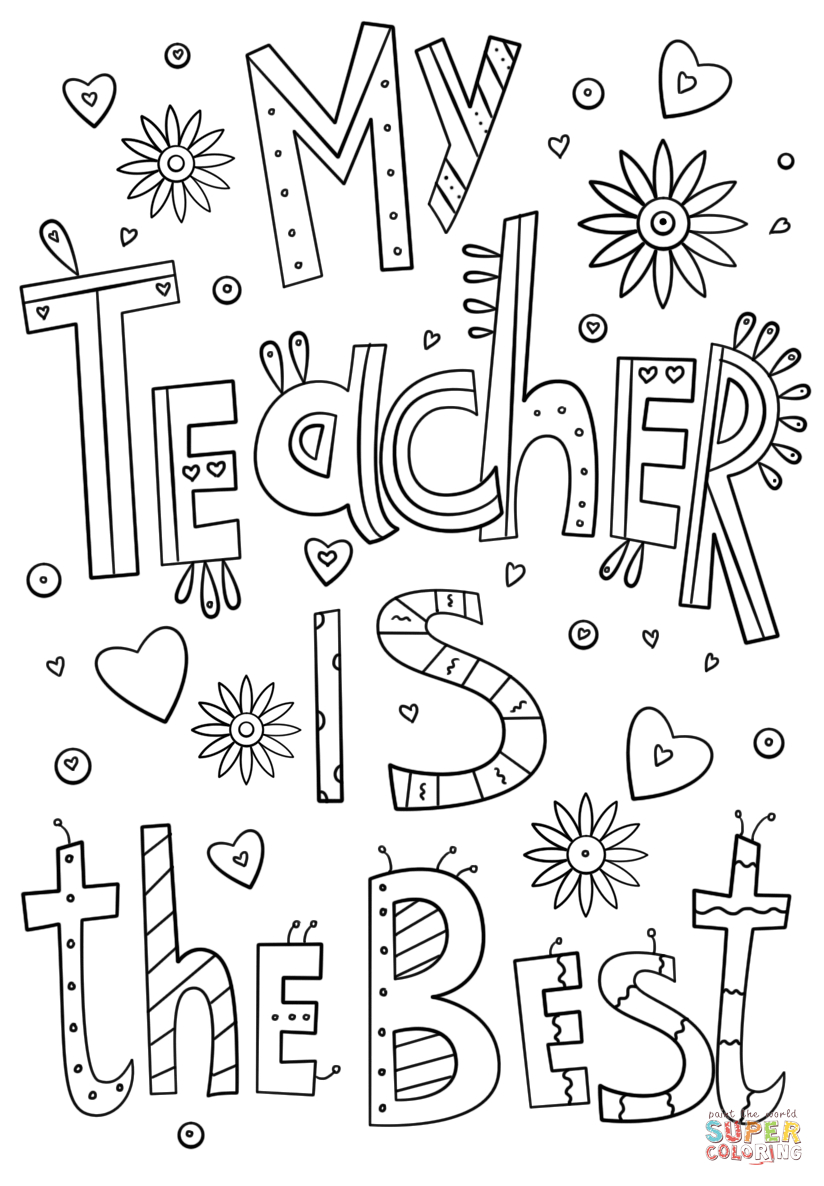 Free Printable Teacher Appreciation Cards To Color Free Printable