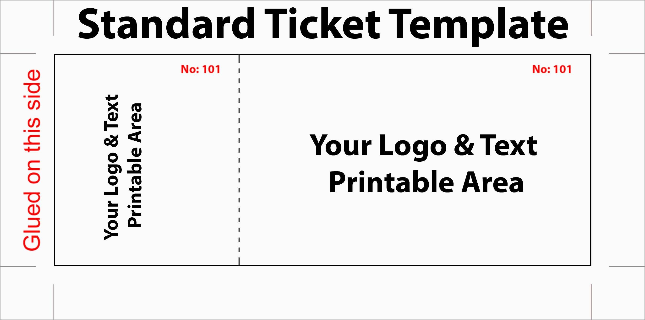 Free Printable Raffle Ticket Template Download Free Printable