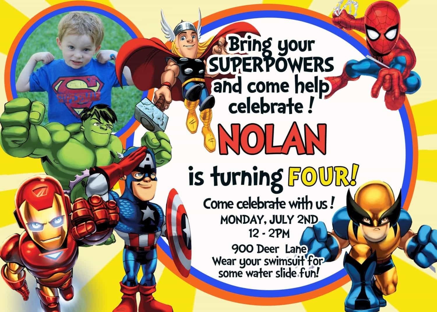 Nice Tips For Choosing Avengers Birthday Invitations Free - Avengers Party Invitations Printable Free