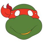 Ninja Turtles Mask Template | Free Printable Papercraft Templates   Teenage Mutant Ninja Turtles Free Printable Mask