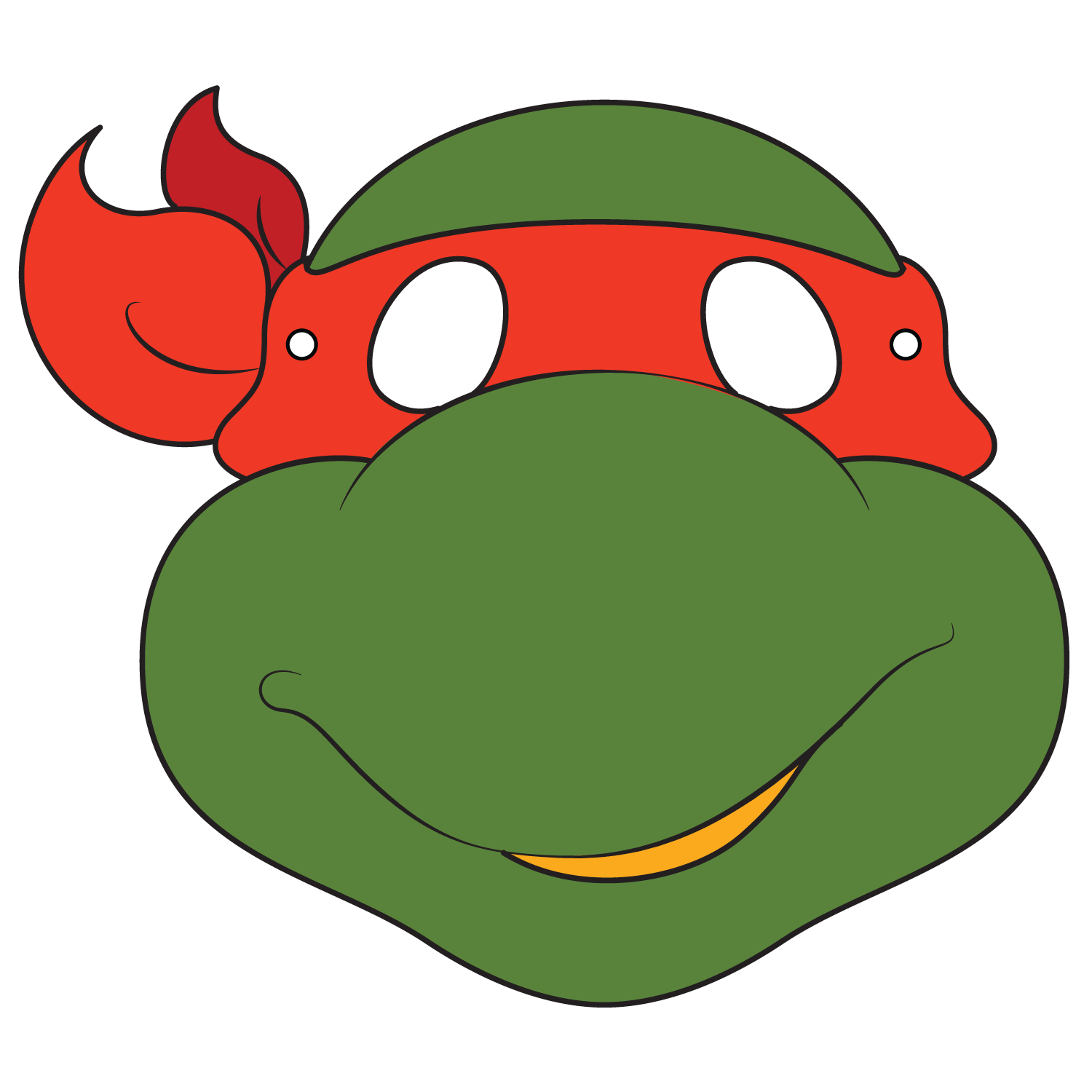 Ninja Turtle Mask Template