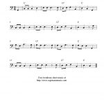 O Christmas Tree (O Tannenbaum), Free Christmas Trombone Sheet Music   Trombone Christmas Sheet Music Free Printable