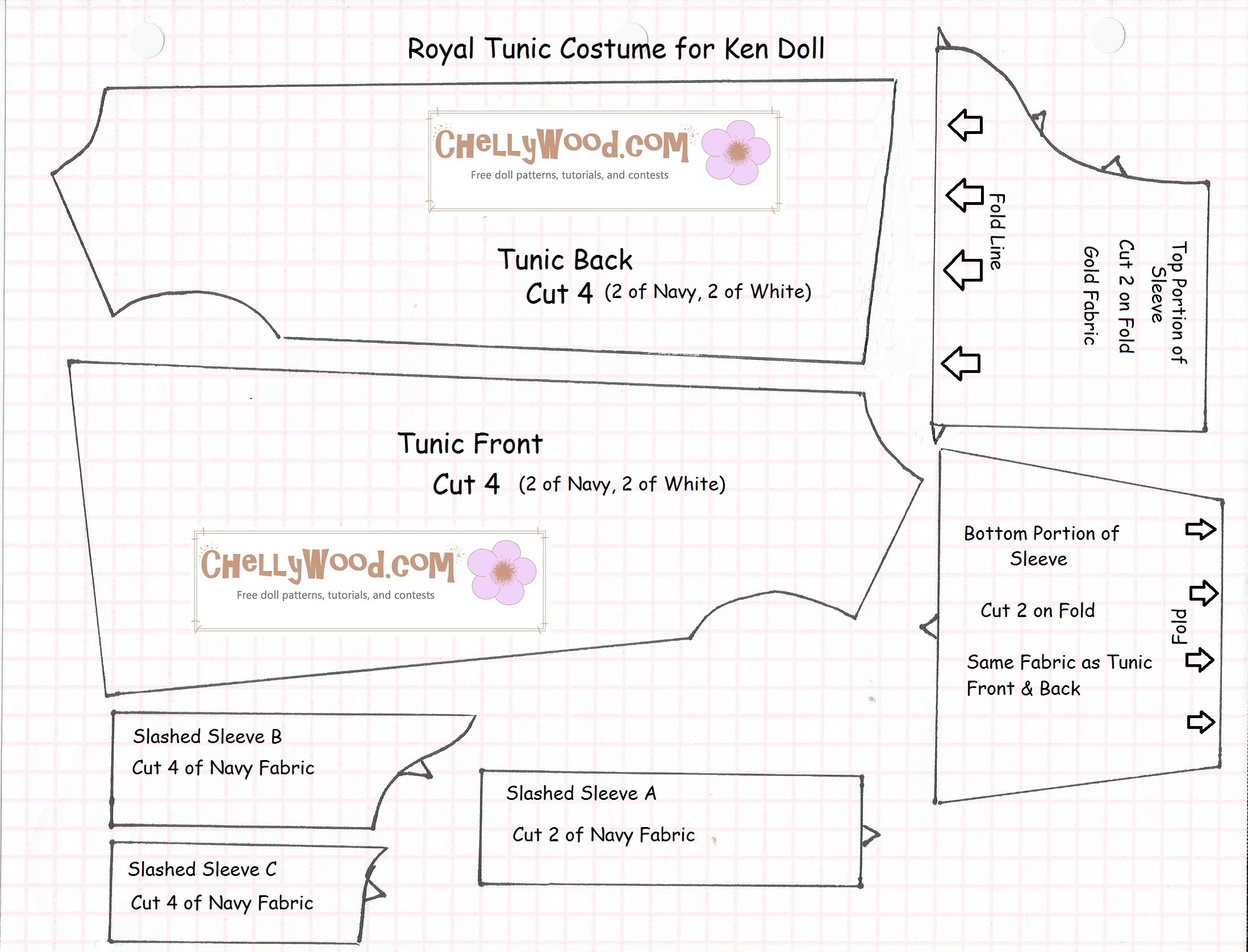 free printable ken doll clothes patterns
