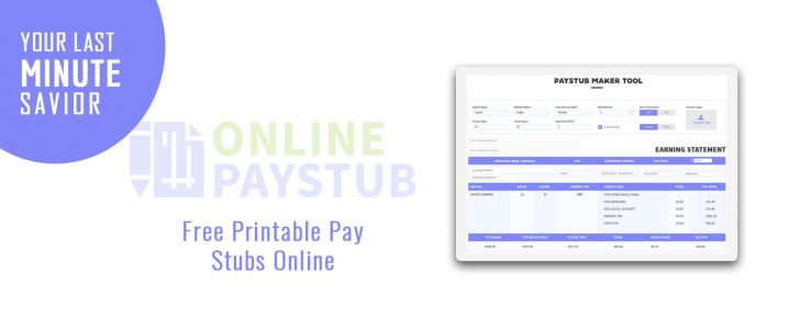 Free Printable Pay Stubs