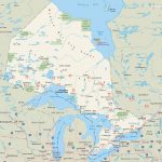 Ontario Highway Map   Free Printable Map Of Ontario
