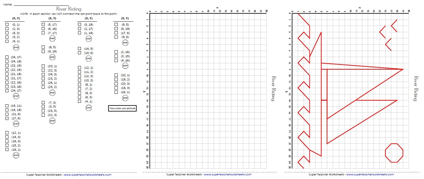 Ordered Pairs And Coordinate Plane Worksheets - Free Printable Coordinate Graphing Worksheets