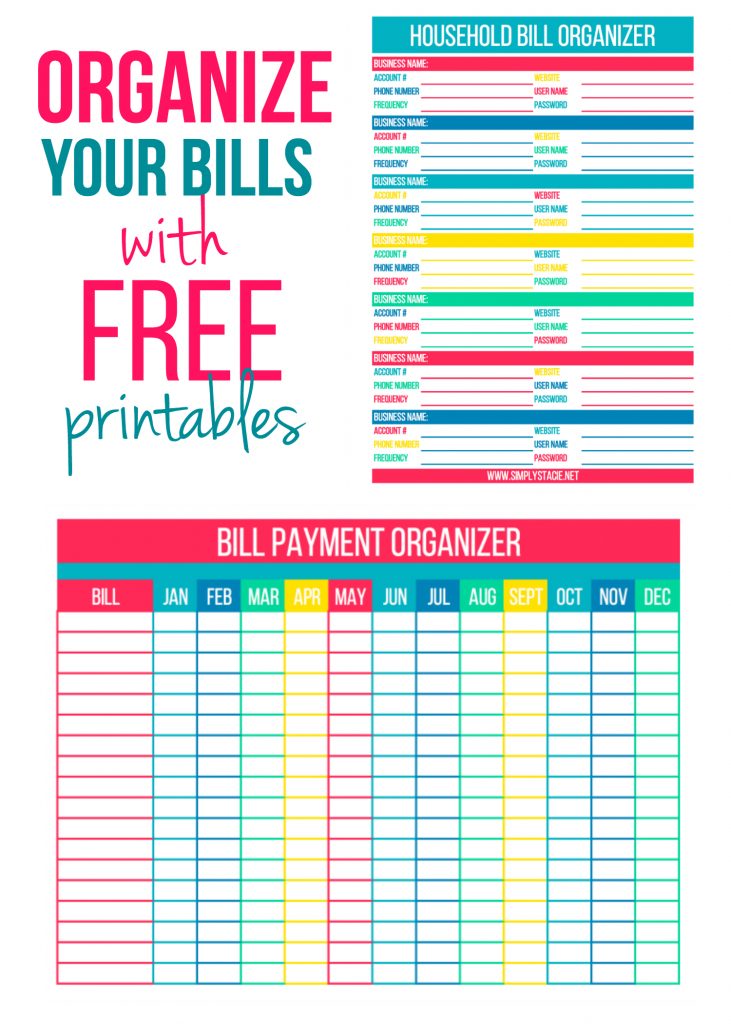 bill planner book