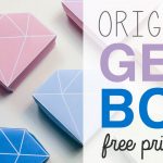 Origami Crystal Box Free Printable & Tutorial ♥ Diy ♥   Youtube   Printable Origami Instructions Free
