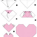 Origami Heart Instructions | Free Printable Papercraft Templates   Free Easy Origami Instructions Printable