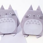 Origami Totoro Tutorial & Free Printable Paper   Paper Kawaii   Printable Origami Instructions Free