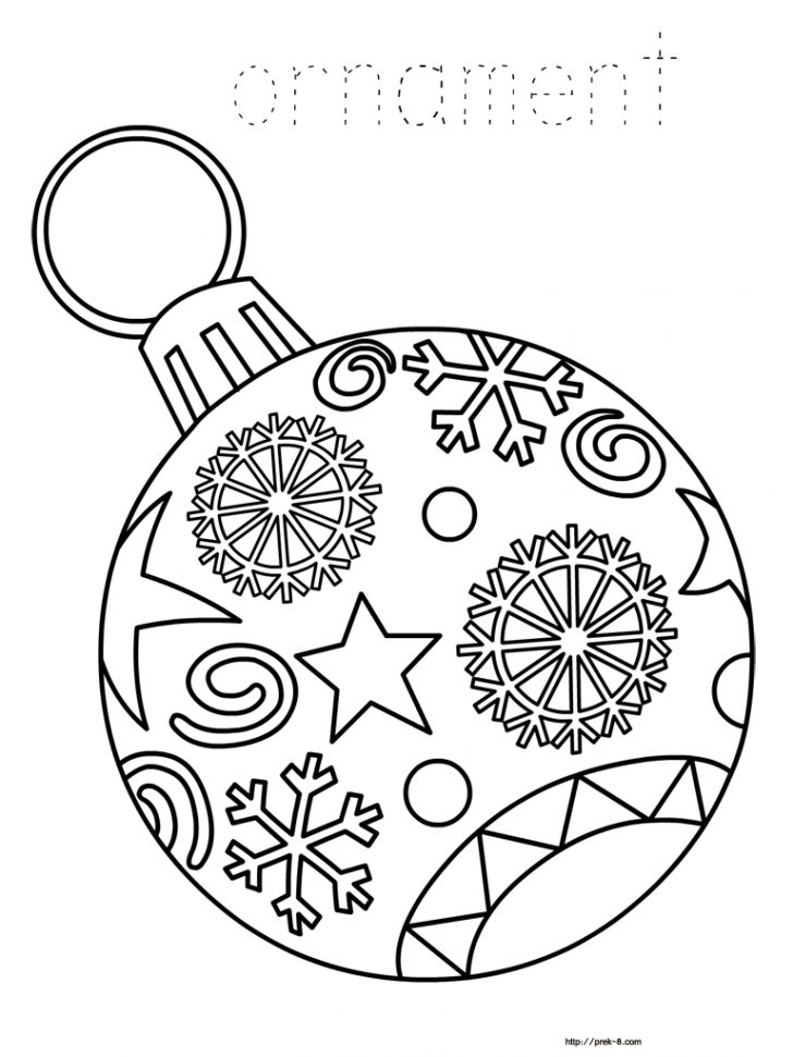Free Printable Ornaments To Color