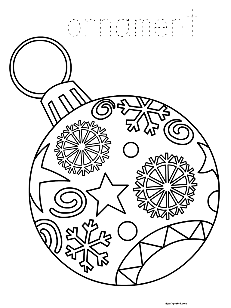 Ornaments Free Printable Christmas Coloring Pages For Kids | Paper - Free Printable Christmas Coloring Pages For Kids