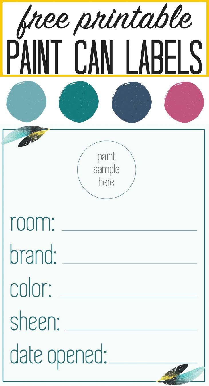 Our &amp;quot;in Living Color&amp;quot; Paint Palette | Projects To Work On! | Funky - Free Printable Paint Palette