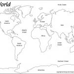 Outline Base Maps   Free Printable Map Of Continents And Oceans