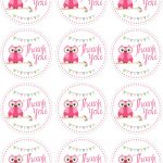 Owl Birthday Party With Free Printables | Cabochon | Pinterest   Free Printable Thank You Tags For Birthday Favors