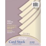 Pacon Printable Multipurpose Card Stock   Letter  8.50" X 11"   65 Lb Basis  Weight   100 Sheets/pack   Card Stock   Ivory   Free Printable Card Stock Paper