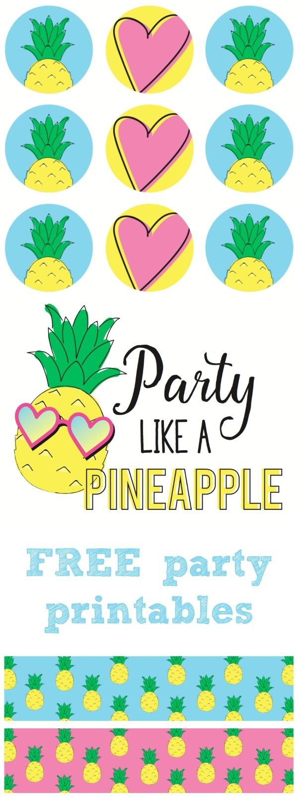 Free Printable Pineapple Invitations - Free Printable