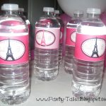 Party Tales: July 2012   Free Printable Paris Water Bottle Labels