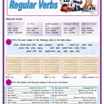 Past Simple Of Regular Verbs Worksheet   Free Esl Printable   Free Printable Past Tense Verbs Worksheets