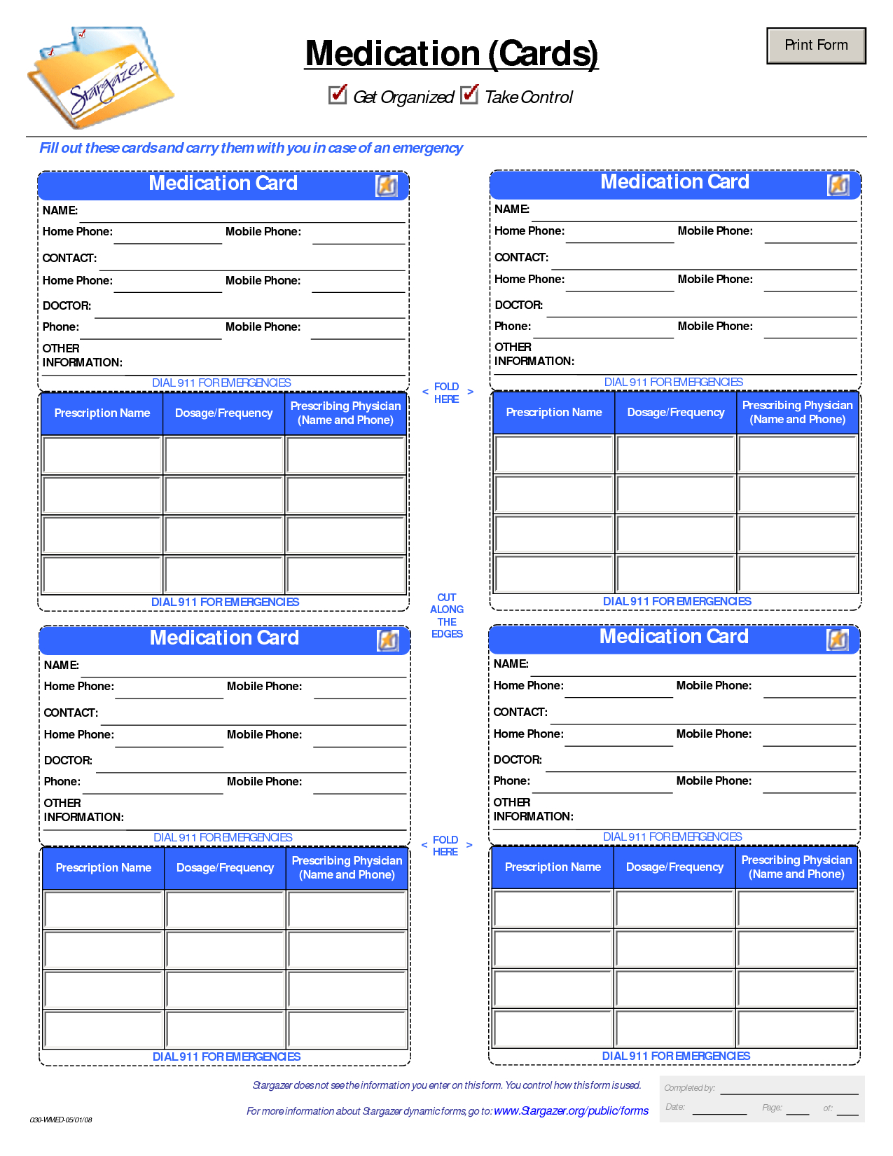 medication list templates - Ficim Throughout Medication Card Template
