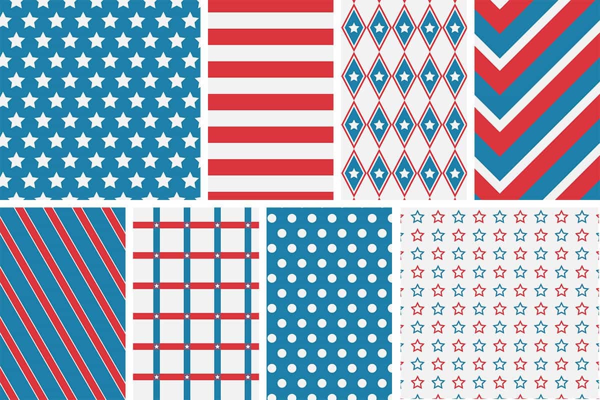 Patriotic 4Th Of July Digital Papers - Love Paper Crafts - Free Printable Patriotic Writing Paper