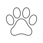 Paw Print Template Shapes | Blank Printable Shapes   Free Printable Shapes Templates
