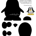 Penguin Card Template.pdf | Cutting Files | Christmas Crafts For   Free Printable Penguin Template