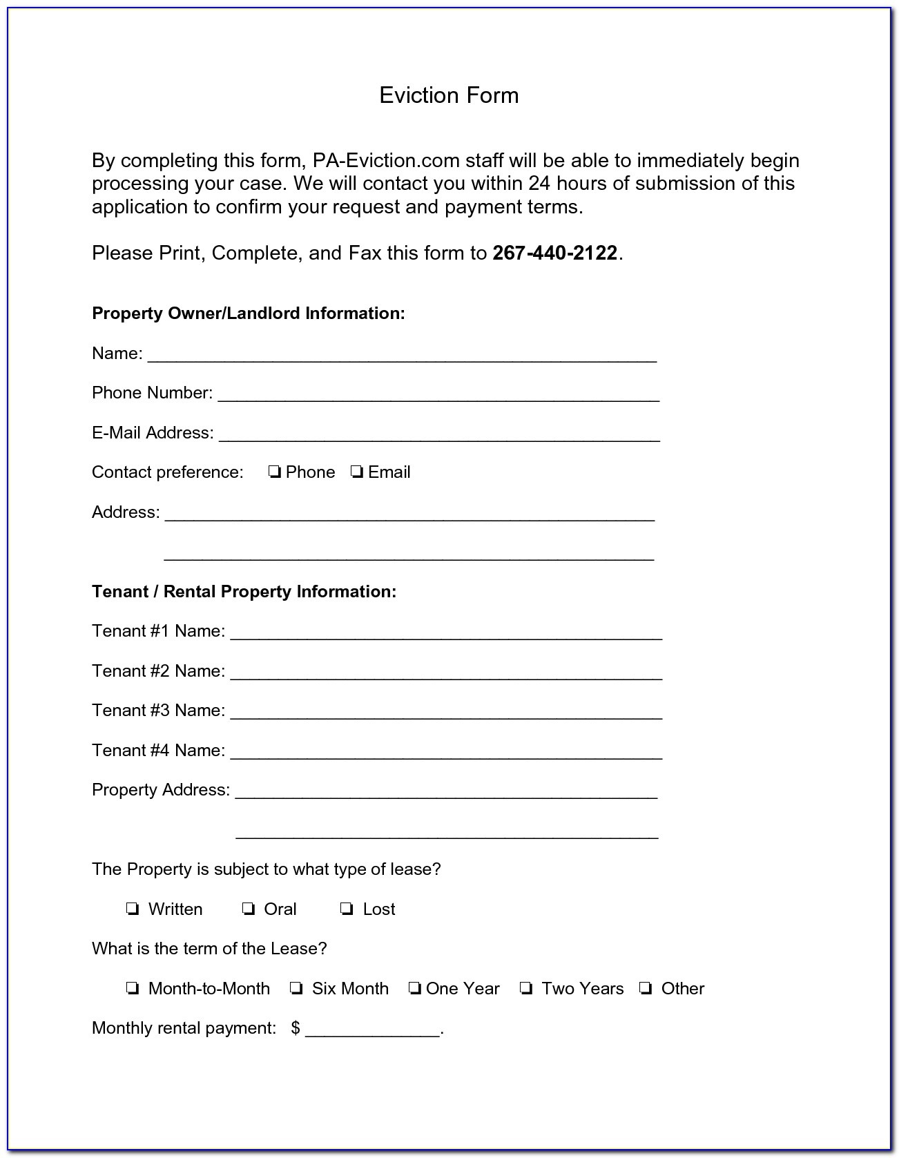 Pennsylvania Eviction Notice Form Free - Form : Resume Examples - Free Printable Eviction Notice Pa