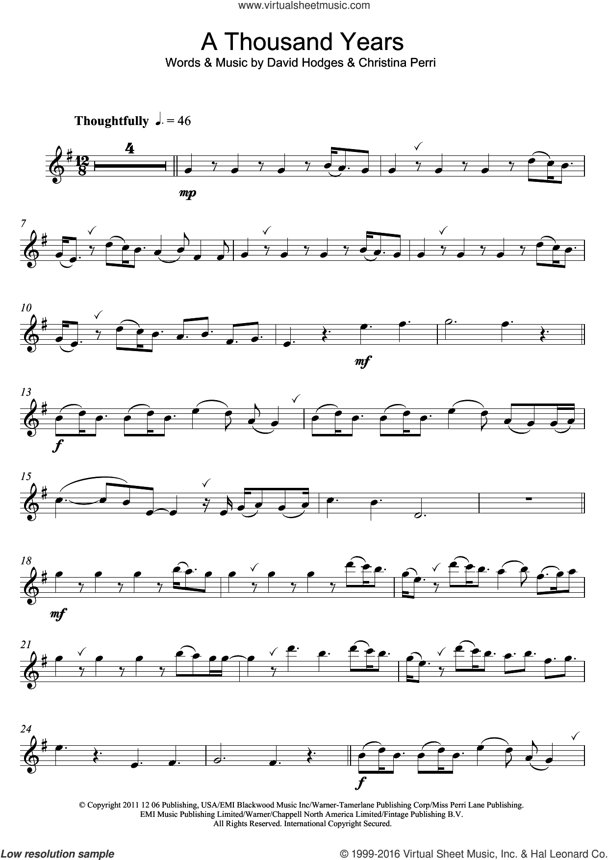 Free Printable Alto Saxophone Sheet Music 