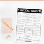 Personal Inventory Sheet: Free Printable From | Family Home Evening   Free Printable Spiritual Gifts Inventory