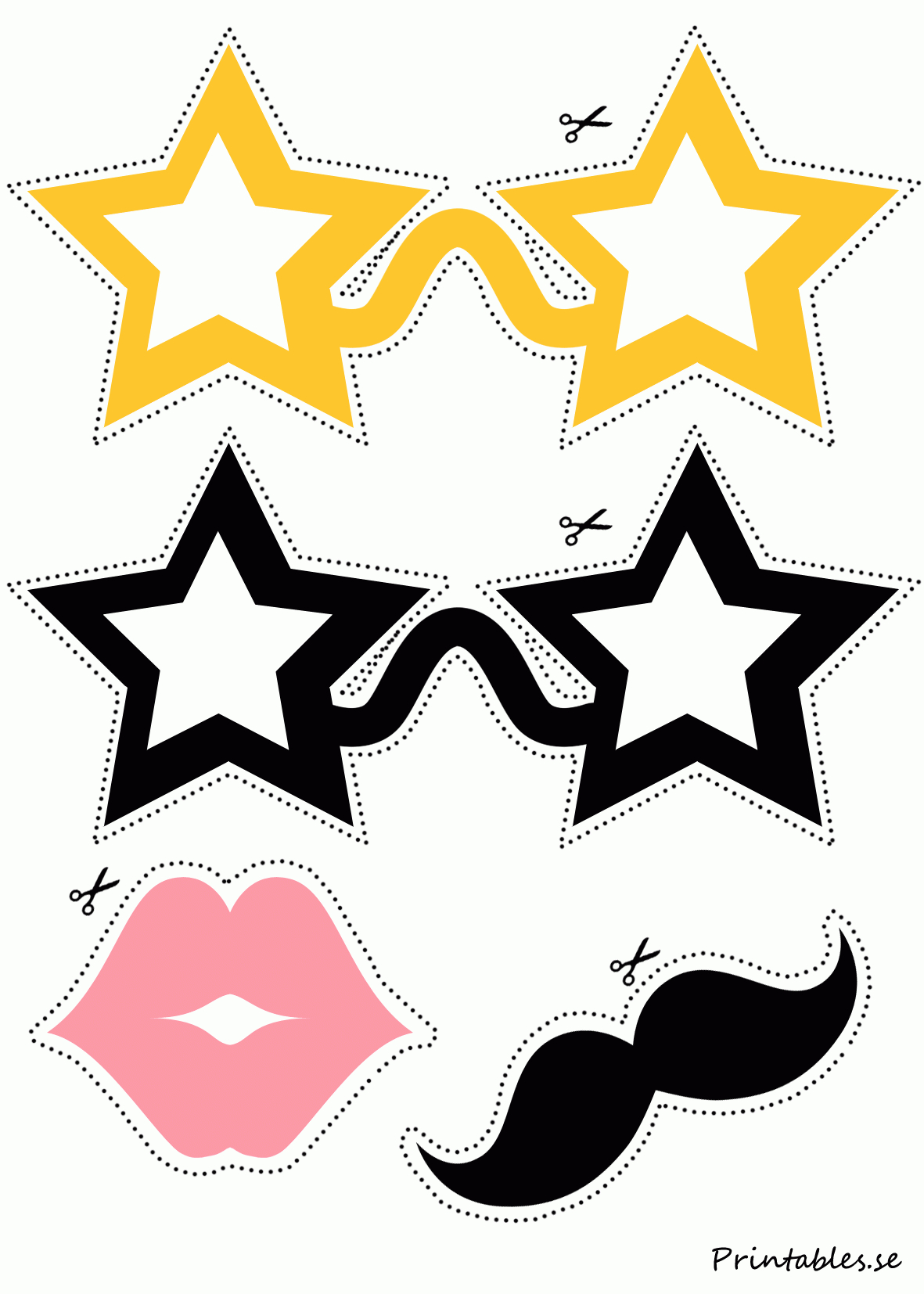 Printable Photo Booth Props Free