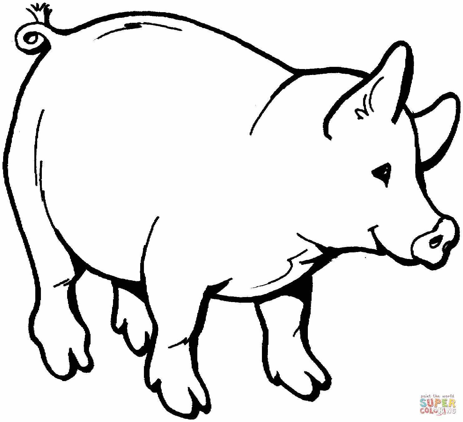Pig Coloring Pages | Free Coloring Pages - Pig Coloring Sheets Free Printable